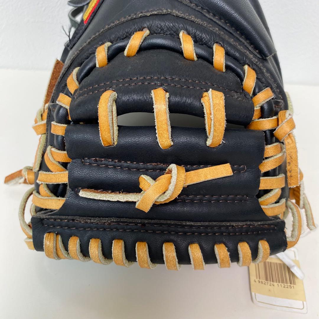 【新品】ファルコン 少年軟式 キャッチャーミット LH(右投) ブラック M