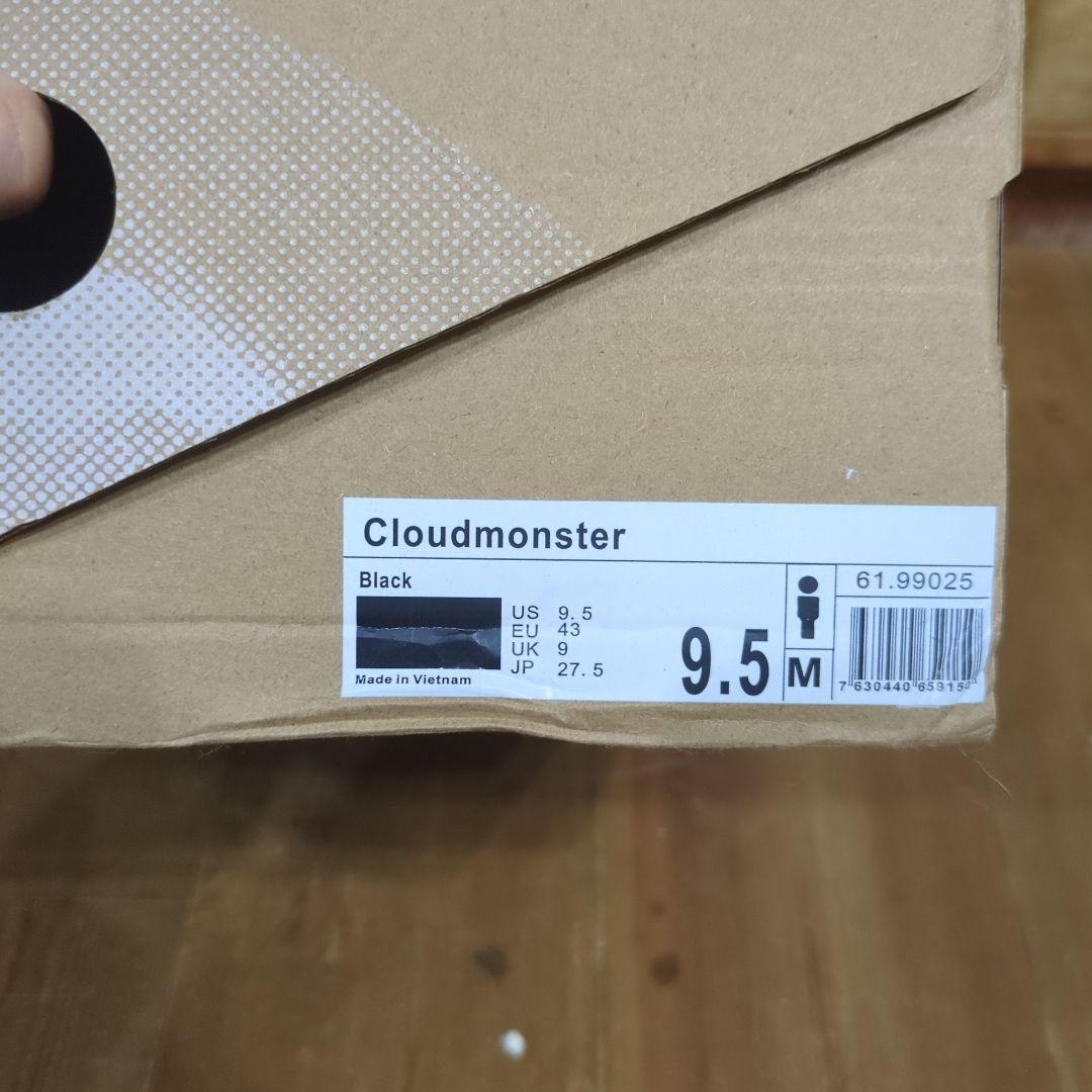 ON Cloudmonster ブラック 27.5