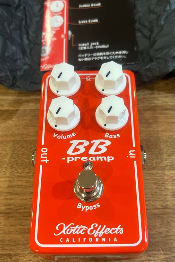 【１年保証期間内】Xotic Effects BB preamp V1.5