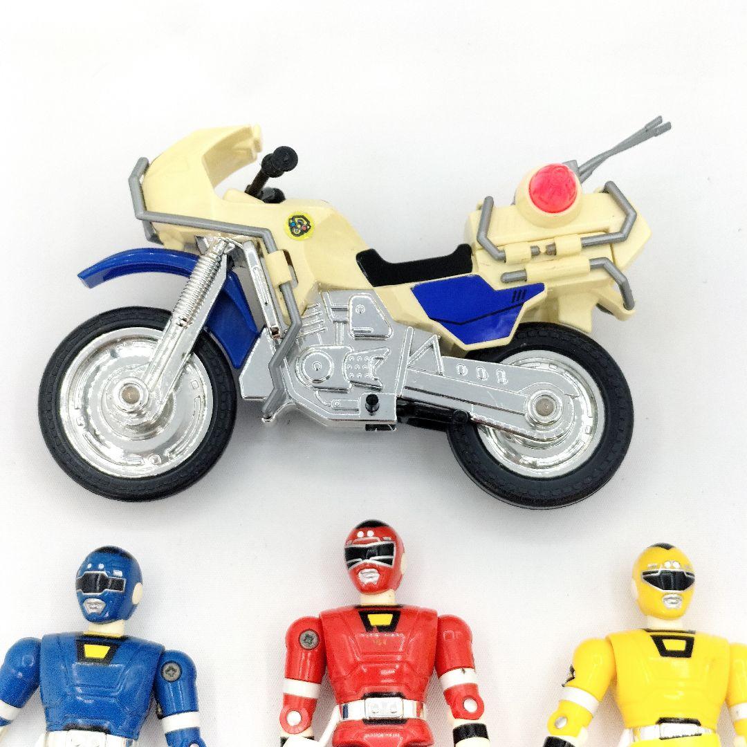 当時物 激走戦隊カーレンジャー 激走ヒーロー アクションフィギュア 6種セット