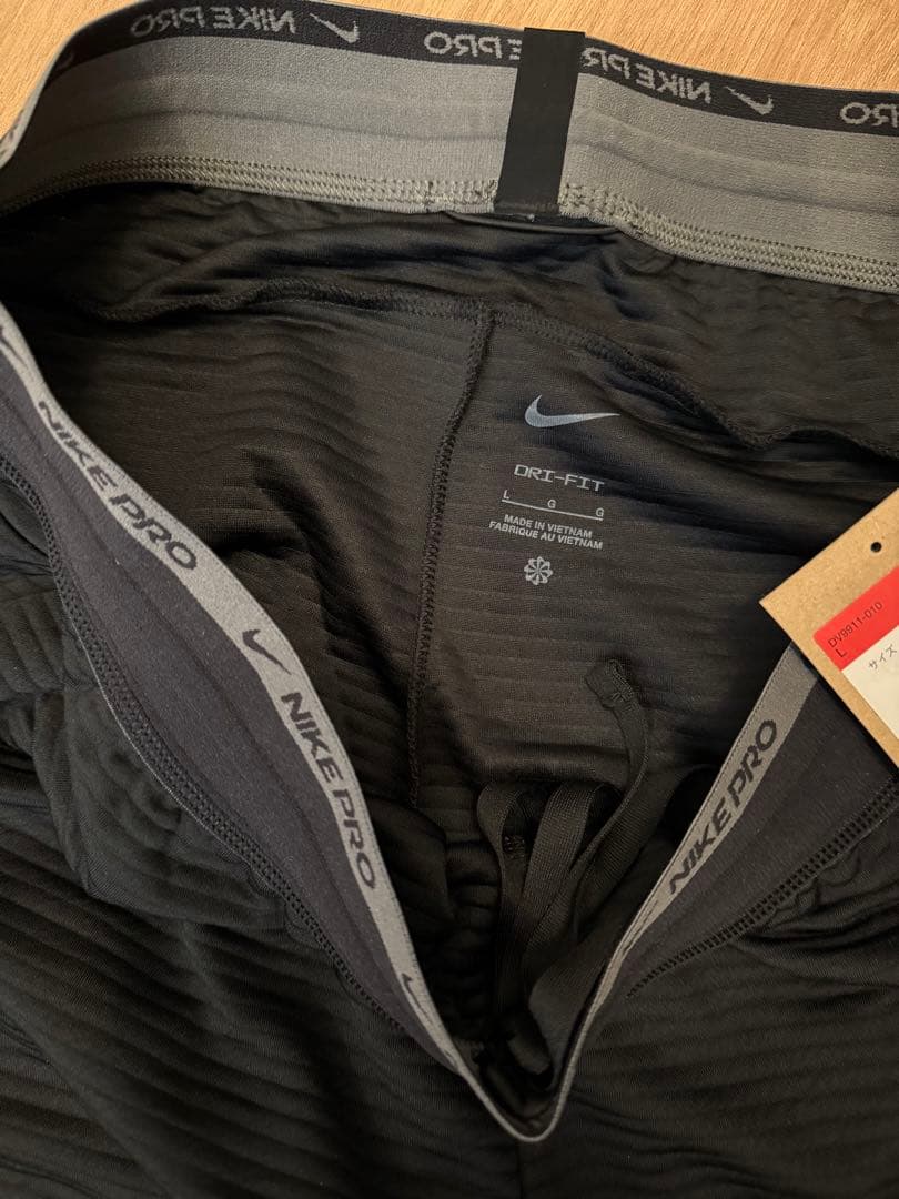 新品 Nike Pro トレーニングパンツ DRI-FIT (L)