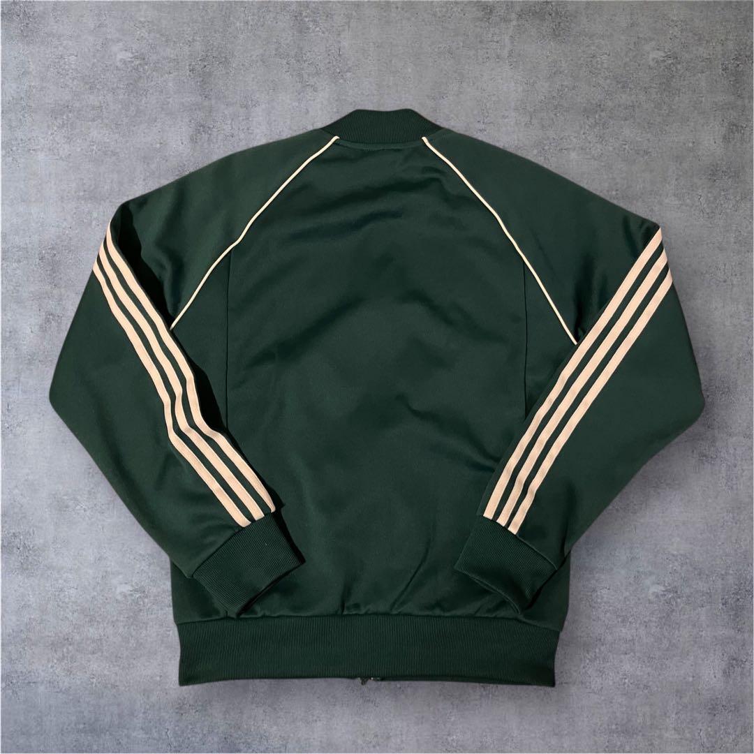 adidas トラックジャケット グリーンカラー Lサイズ c25-7-5