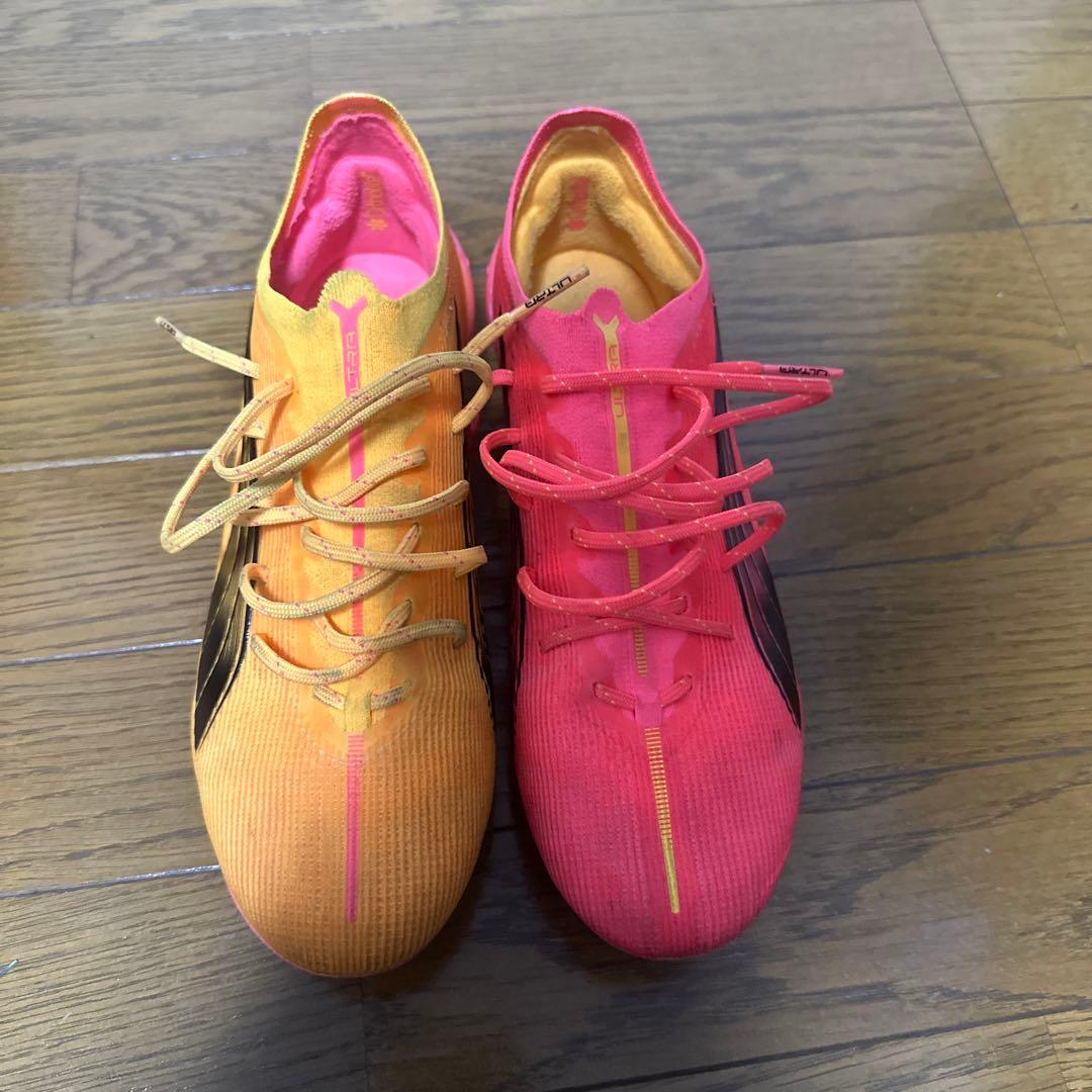 Puma サッカーシューズ・スパイク オレンジ/ピンク