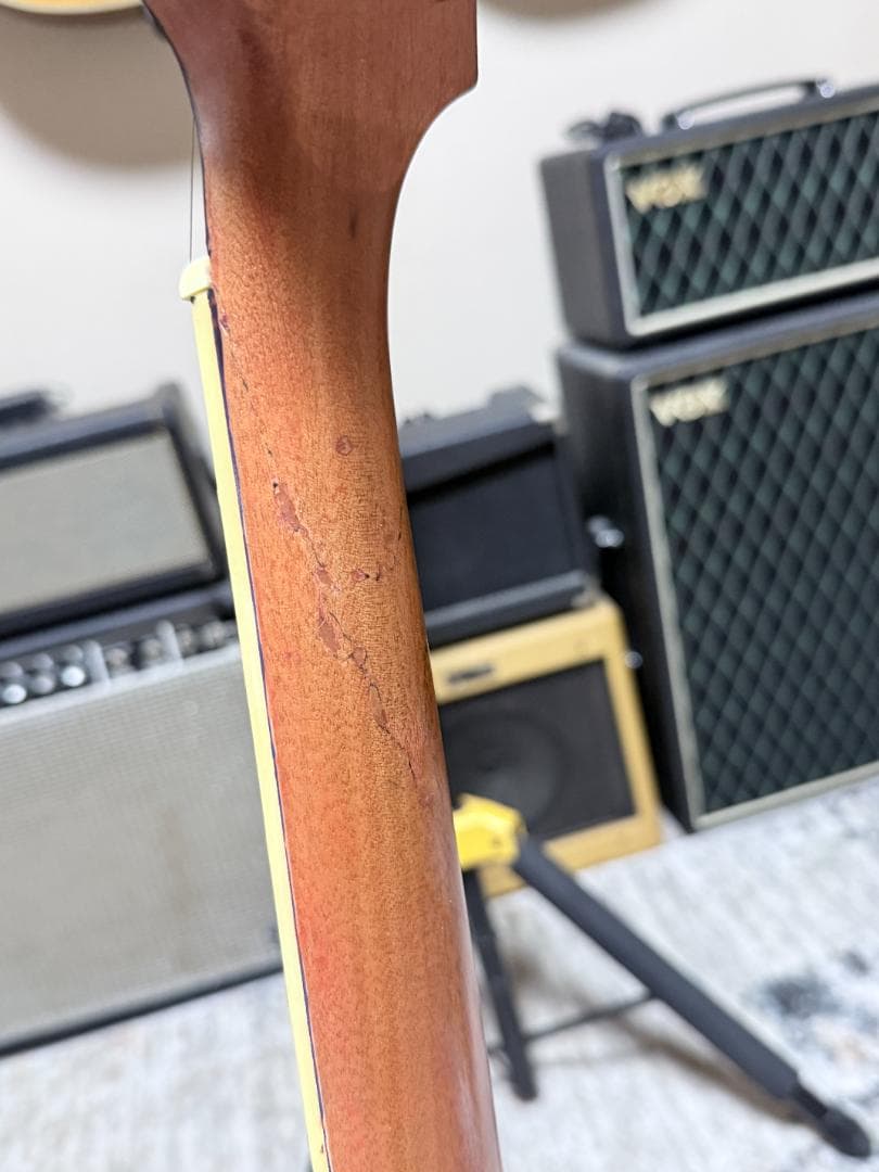 Epiphone Les Paul Std Blueberry 補修・改造有
