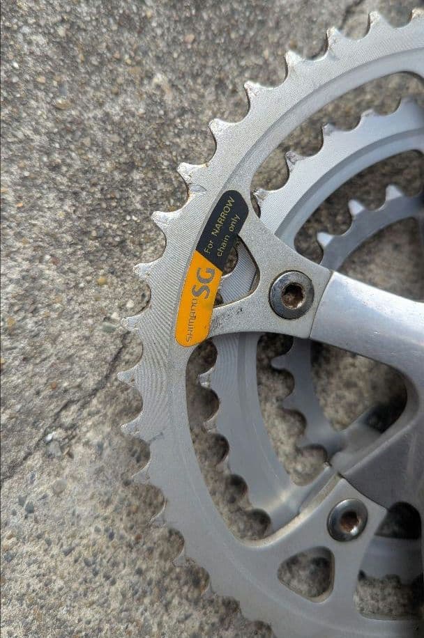 オールドMTB シマノクランク FC-M500 46-36-24 175mm