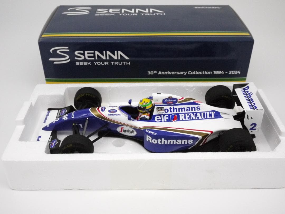 1/18 ウィリアムズ FW16ラストレース ロスマンズ アイルトン セナ