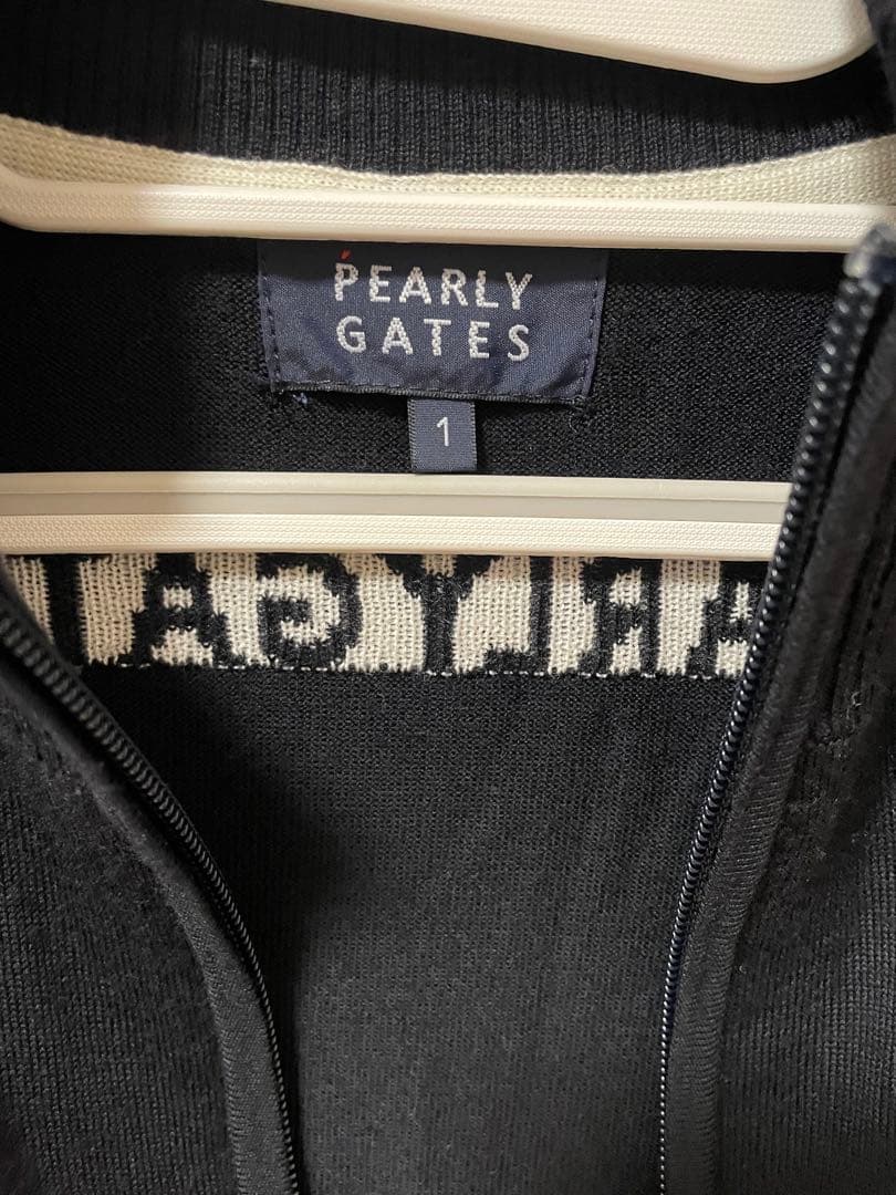 PEARLY GATES ブラック ニット ブルゾン