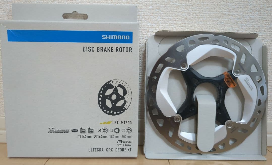 SHIMANO RT-MT800 160mm 内セレーション 未使用 箱あり