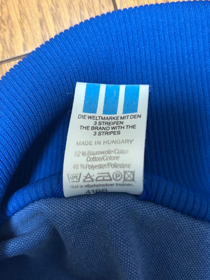 adidas ジャージ ジャケット 青