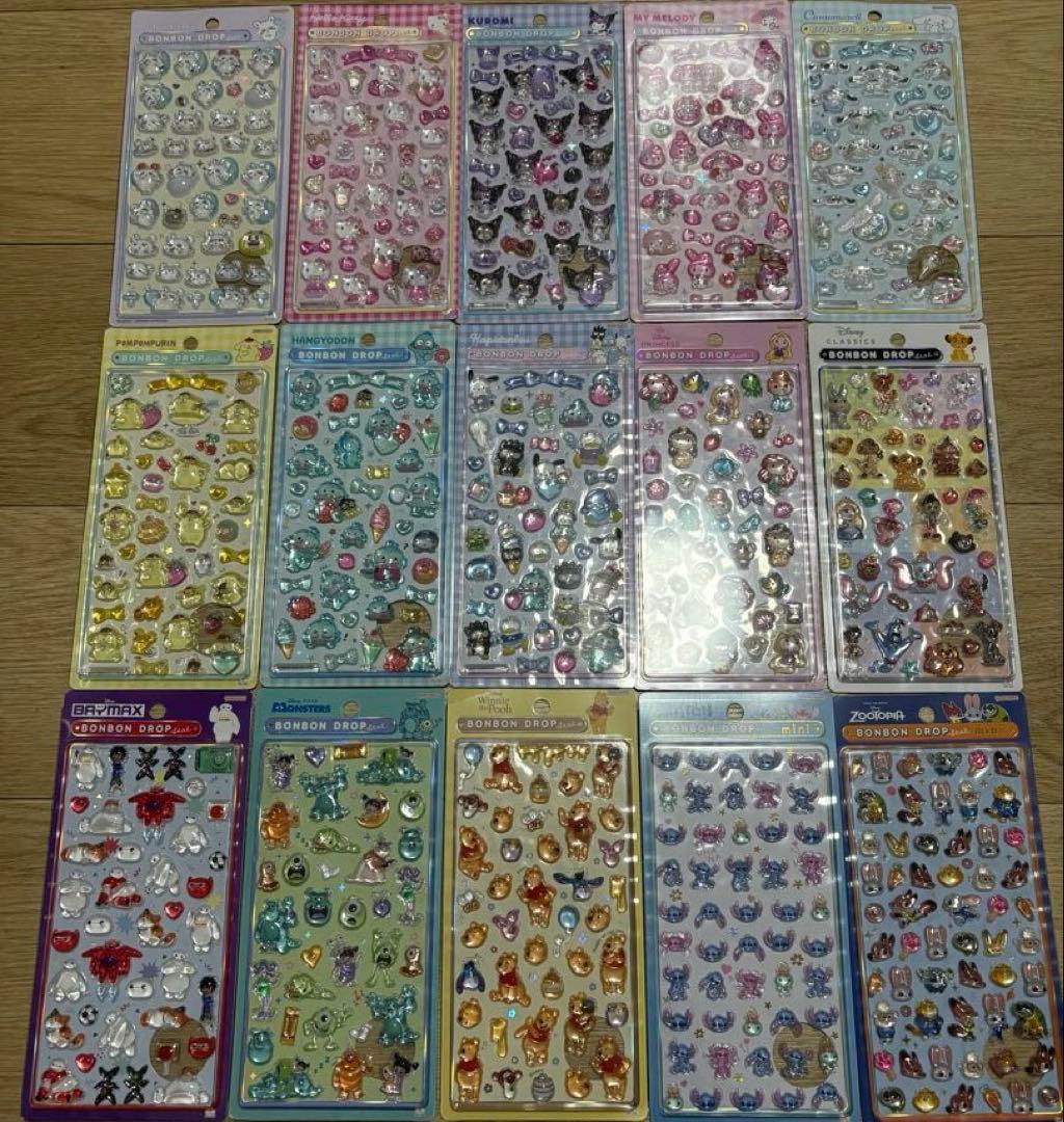 ボンボンドロップシール 15種 正規品