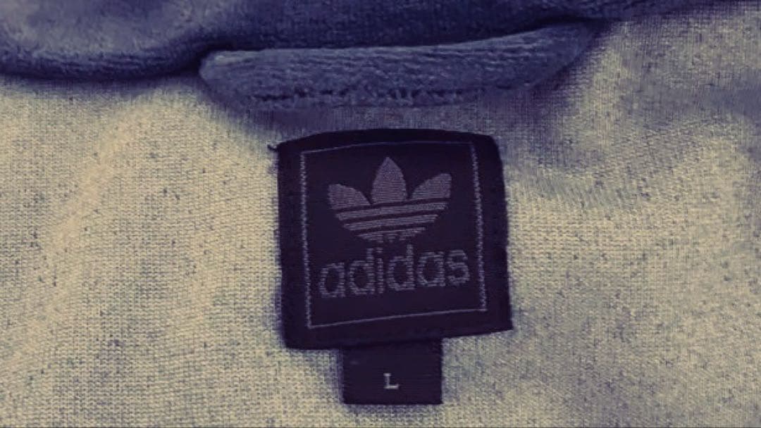 adidas ジャージジャケット L ネイビー　ヴィンテージ