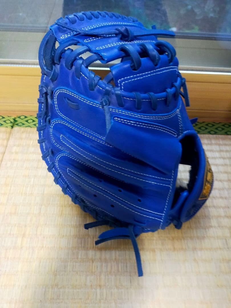 ZETT 軟式少年野球用キャッチャーミット青
