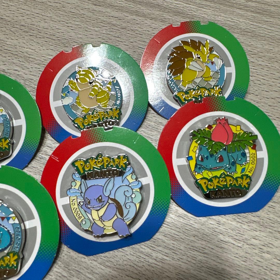 ポケモン ポケパークKANTO ピンバッジ 6点セット