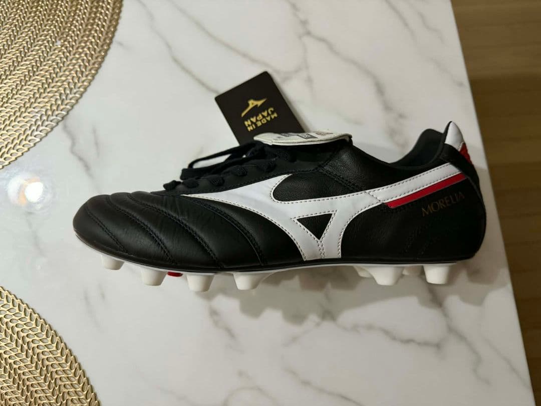 Mizuno Morelia サッカーシューズ 25.5cm ブラック/ホワイト