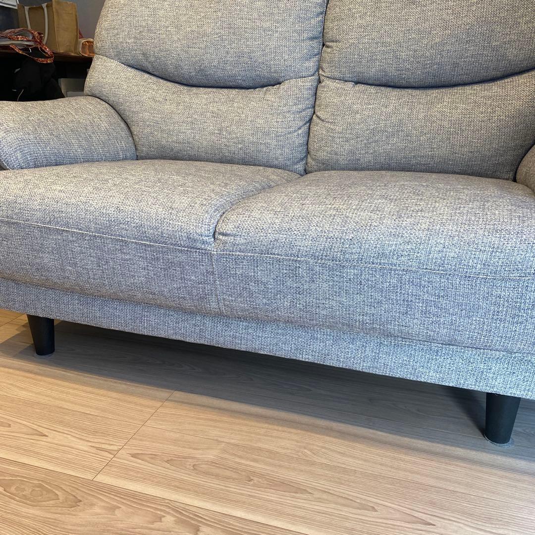 ニトリ　2人掛けソファ　(キャッツ3 GY)