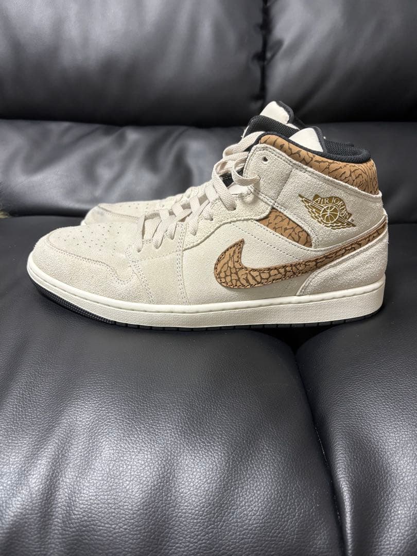 Air Jordan1 ハイカット シューズ ベージュ