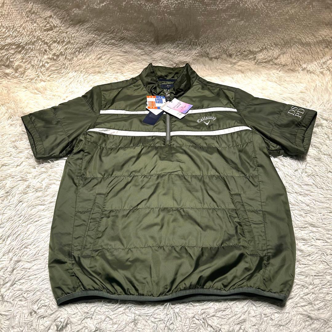 新品✨】Callaway golf 中綿入り半袖ジャケット　ブルゾン LL