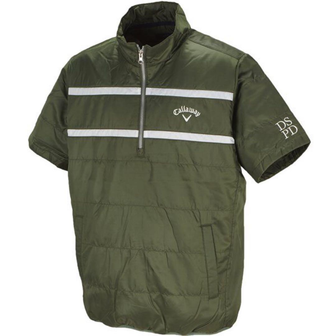 新品✨】Callaway golf 中綿入り半袖ジャケット　ブルゾン LL