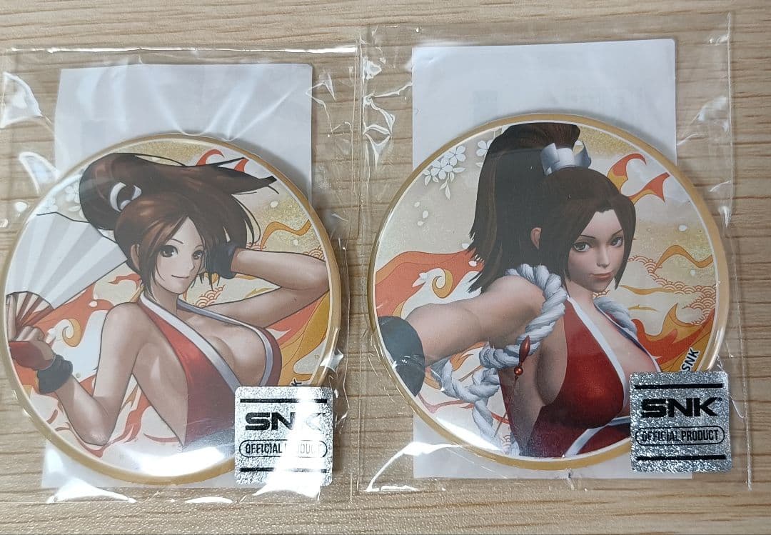 不知火舞　アクリルスタンド　缶バッジ　くじコレ　KOF　SNK　未開封
