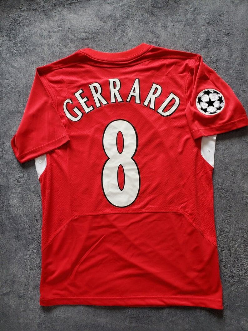 記念グッズ 2004-2005 Liverpool #8  UEFA Vintage