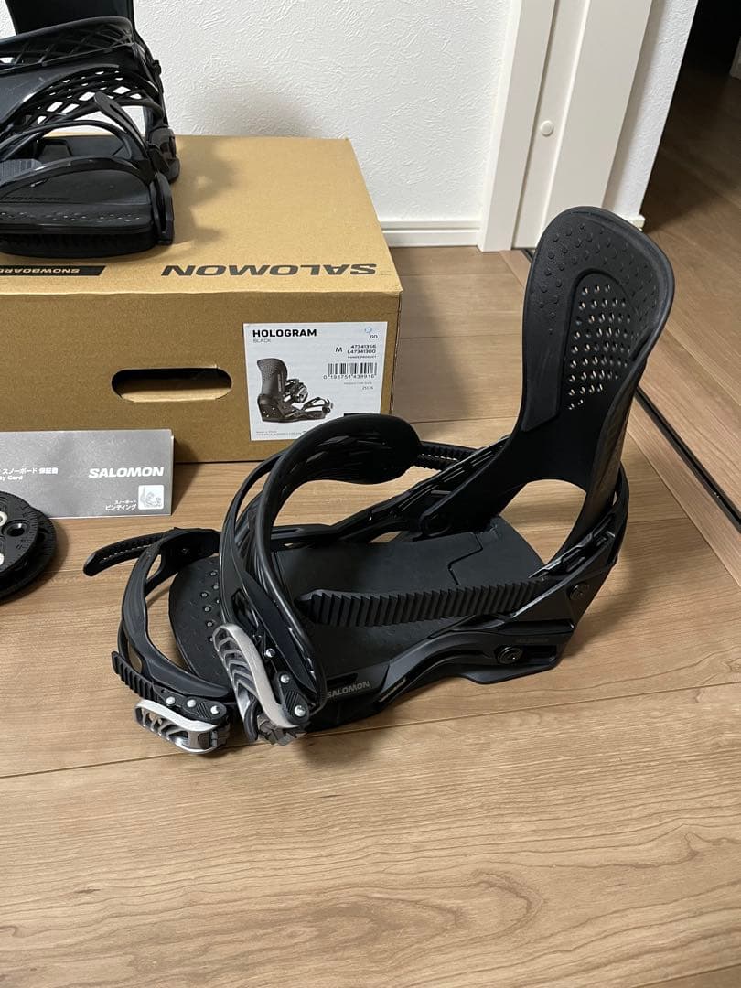 SALOMON HOLOGRAM ブラック ビンディング
