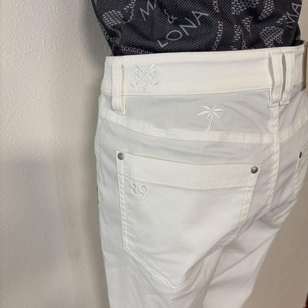 新品未使用✨PEARLY GATES パンツ　ホワイトM 定価2.9万