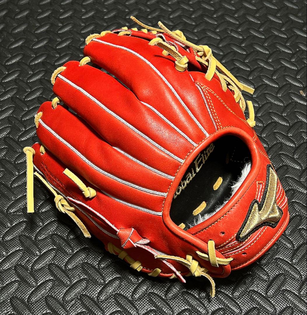 新品 ミズノ グローバルエリート 軟式 内野用 グローブ 長岡モデル