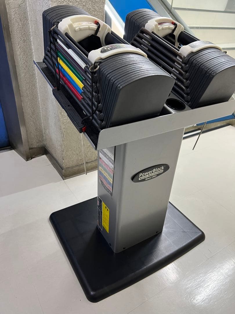 パワーブロック　専用スタンド付き　ゴールドジム　タフスタッフ