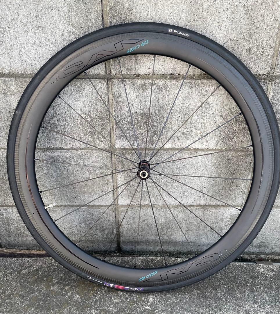 ICAN AERO 45S リムブレーキ用　カーボンホイール 45mmハイト