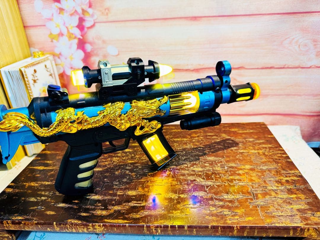 玩具 ピカピカ光る銃 プラスチック銃