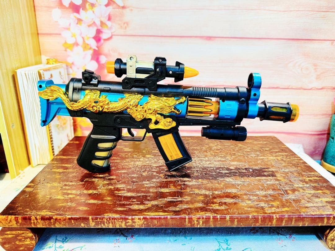 玩具 ピカピカ光る銃 プラスチック銃