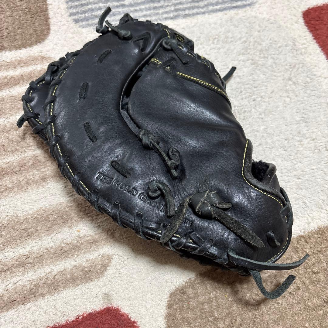 ✨美品✨Rawlings ブラック 少年軟式ファーストミット