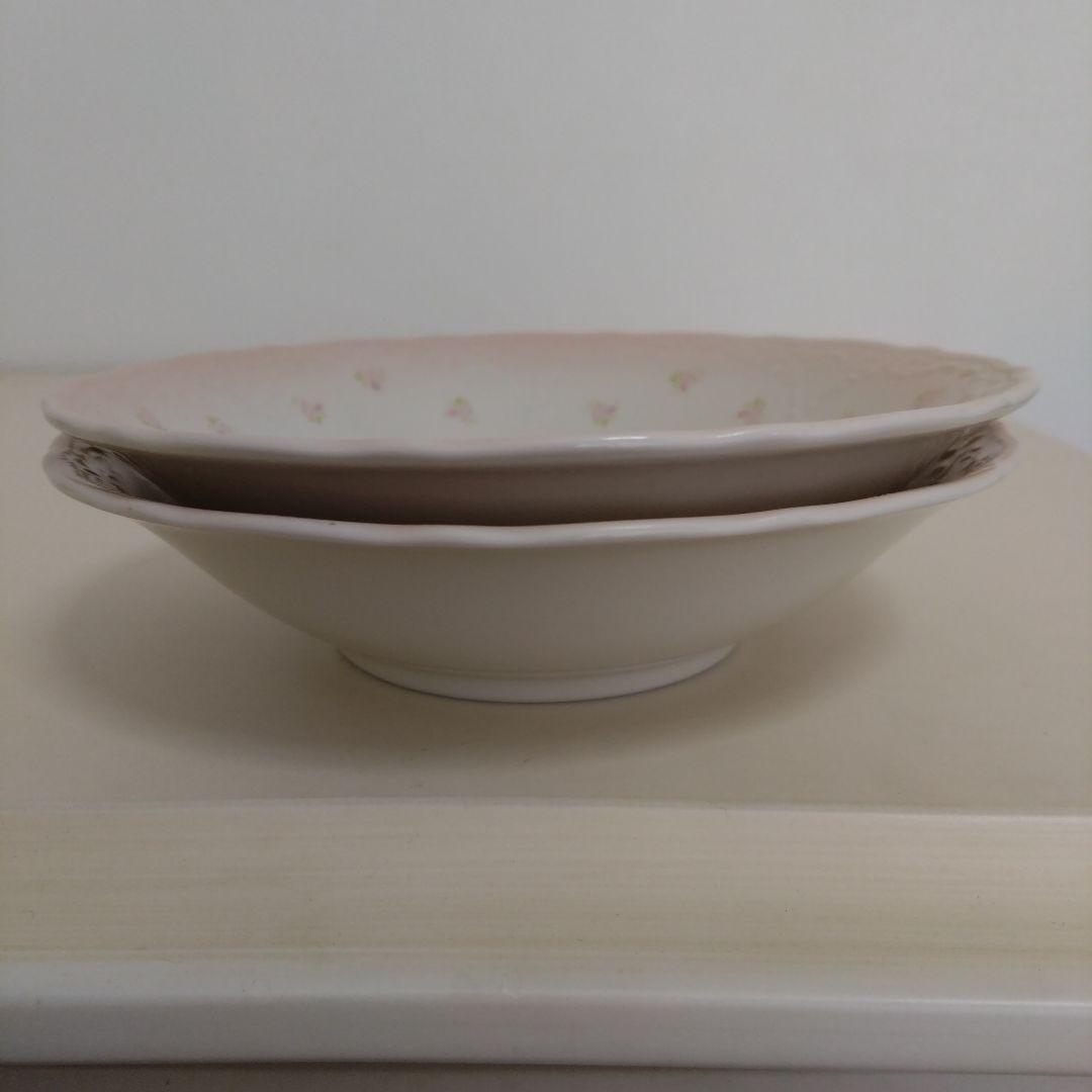 イマン♡Imane♡ローズバスケット　陶器のお皿　ボウル　2枚set