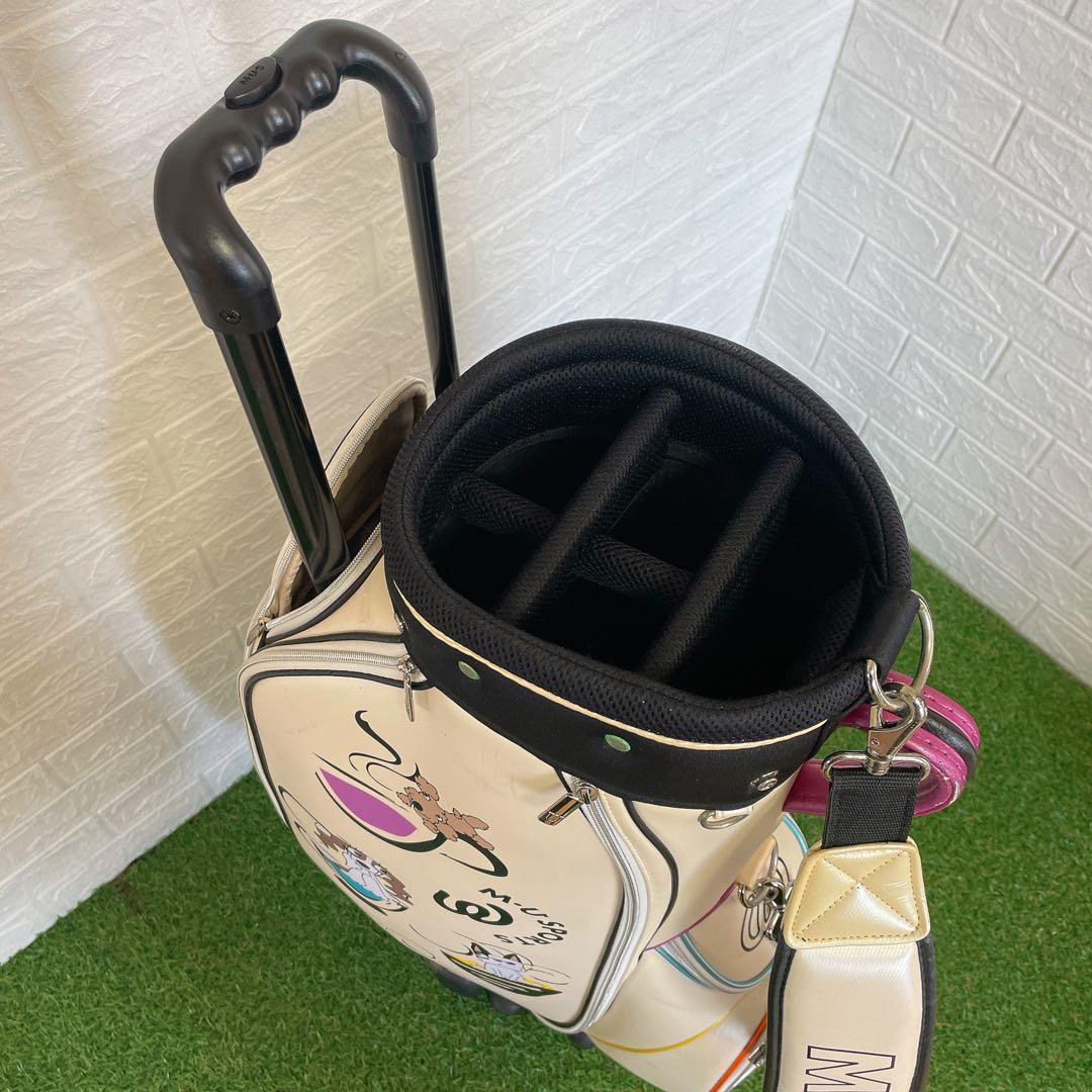 訳あり　特価　M.U SPORTS エムユースポーツ　ゴルフバッグ　中古品
