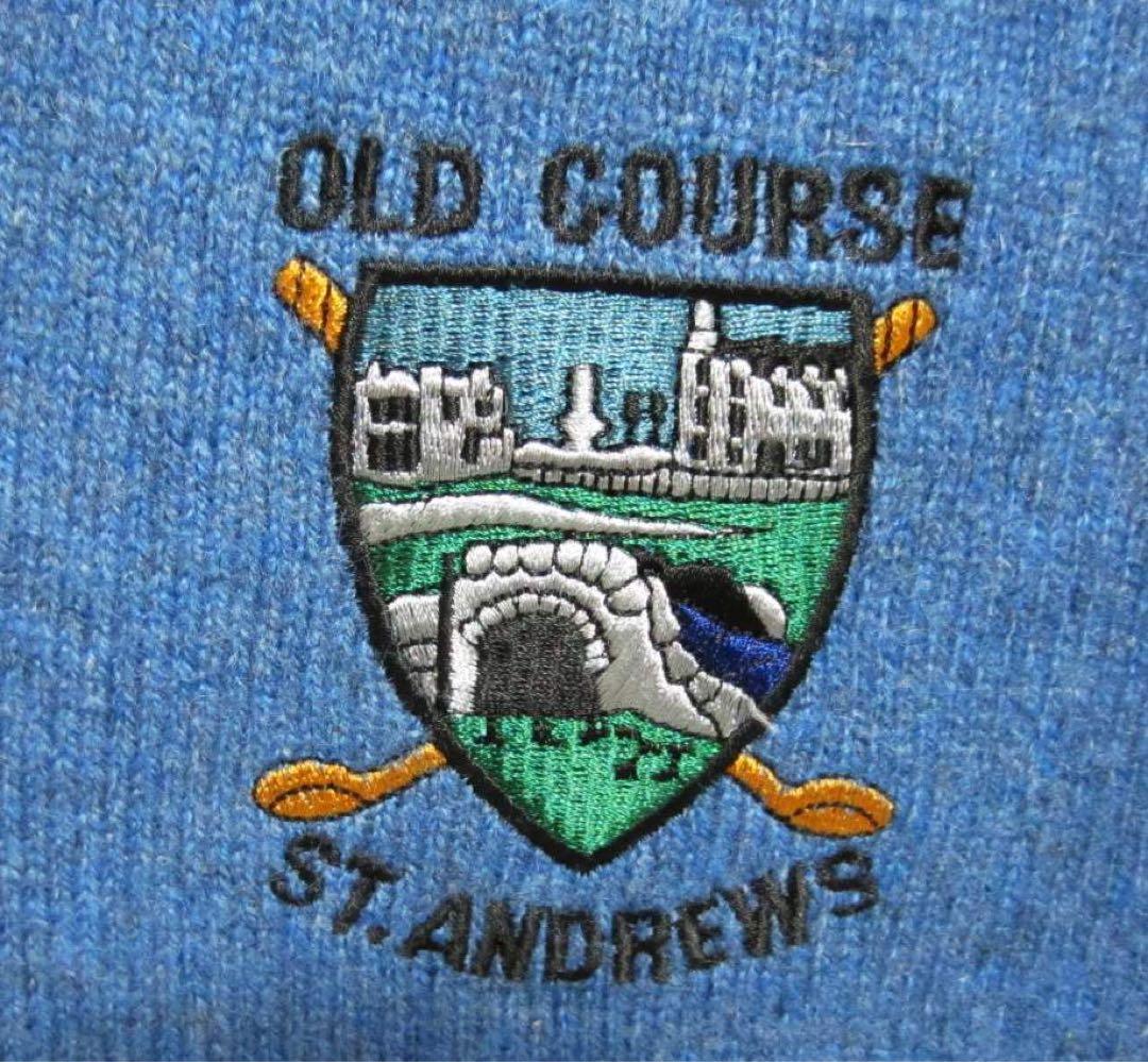 【美品】 100% カシミア セーター Vネック St.Andrews M~L
