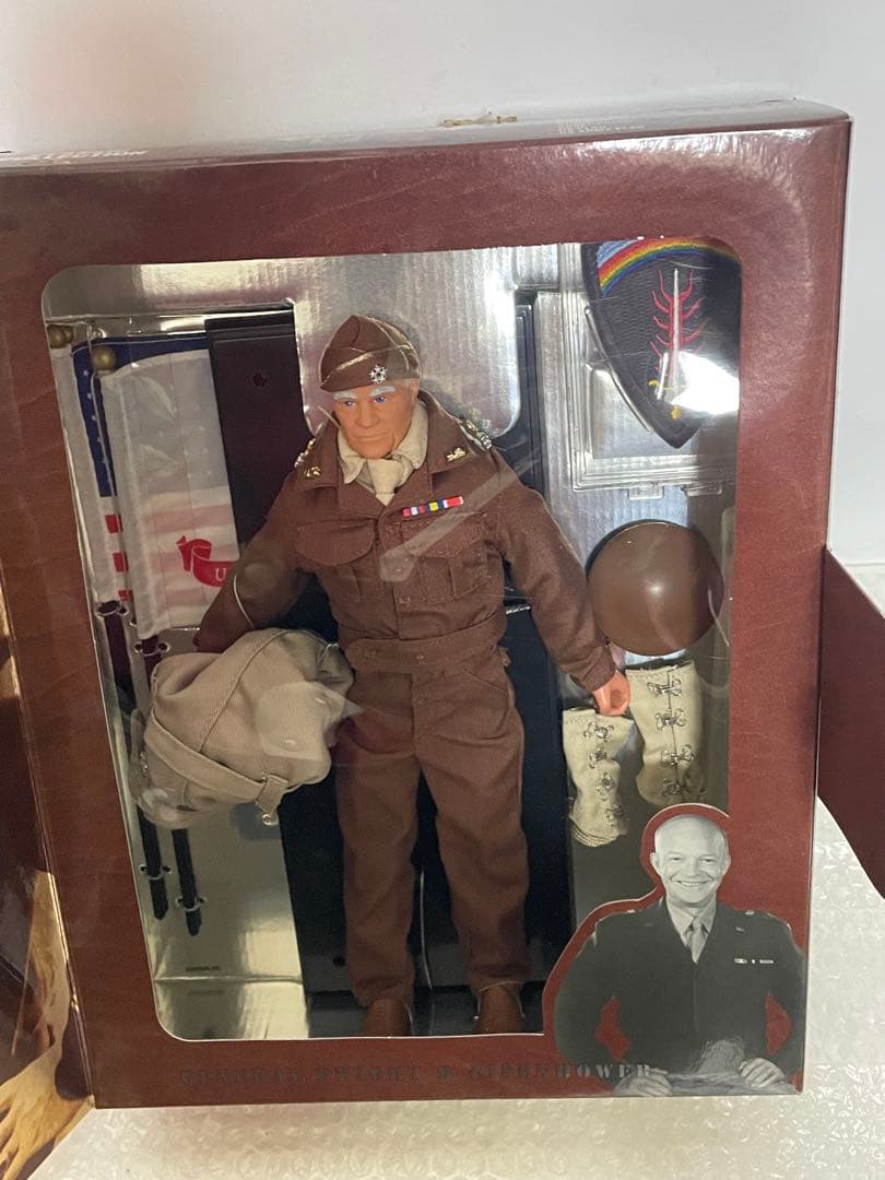 未使用 GI Joe パットン将軍とアイゼンハワー将軍 フィギュアセット