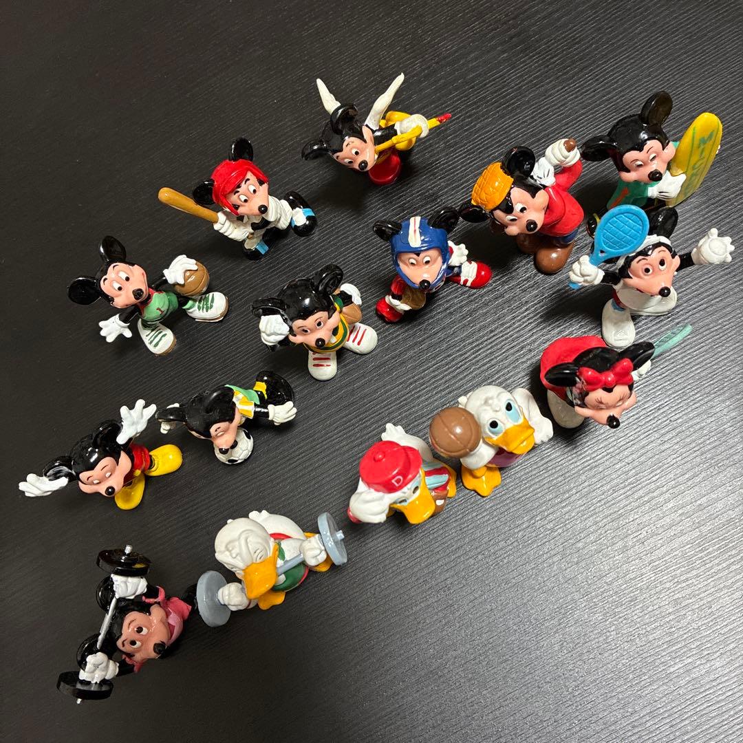 ディズニーランド ミッキー ミニー ドナルド フィギュア レトロ 15点