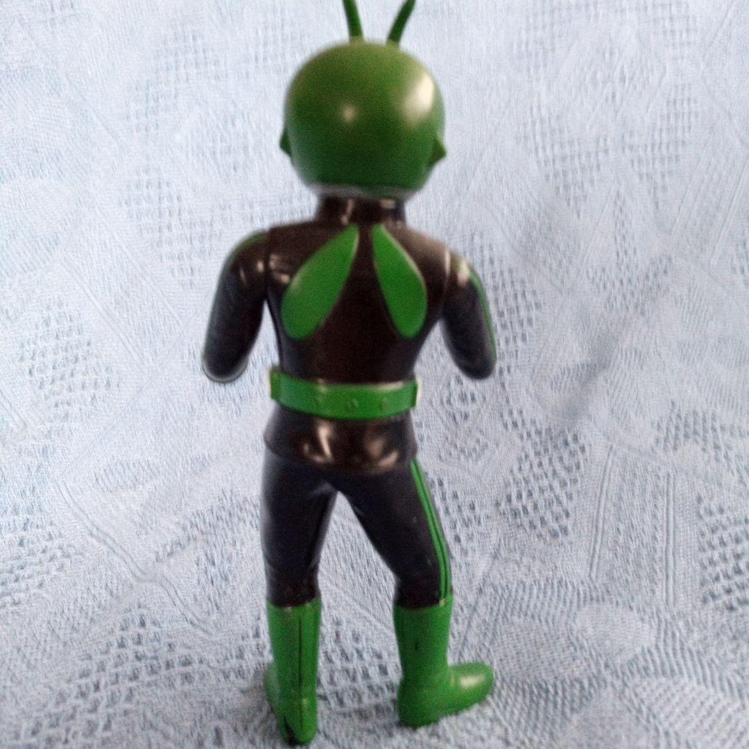★ 仮面ライダー ★旧バンダソフビ★2号カラーの2本線 希少21.5cm