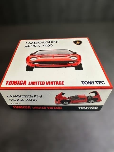 【未開封・TOMYTEC】TLV ランボルギーニ ミウラ P400（朱）