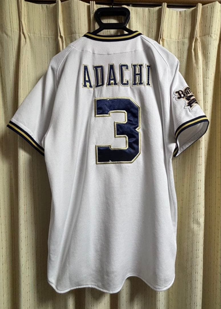 オリックスバファローズ　安達了一コーチ　ホームユニフォーム Lサイズ