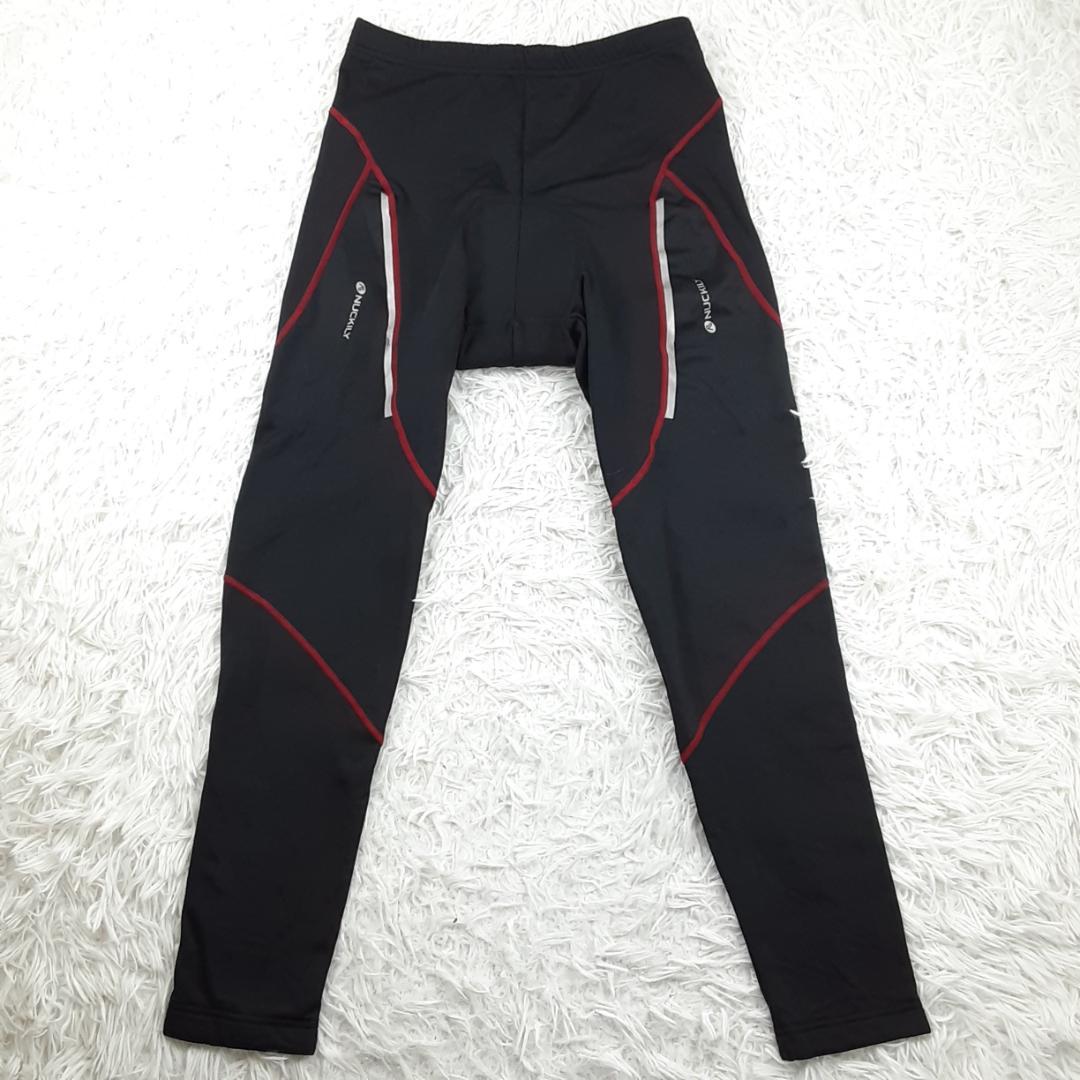 美品◎PEARL IZUMI NUCKILY サイクリングウェア上下セット 黒灰