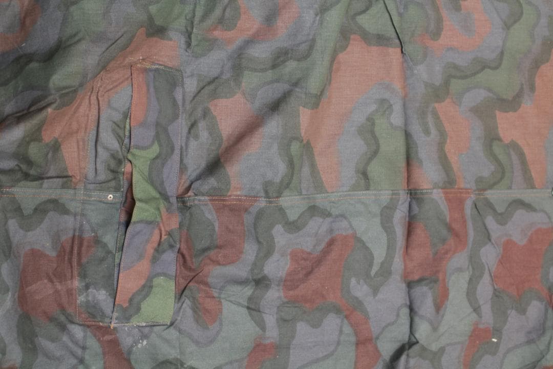 訳あり ノルウェー軍幕 カモ2 ポンチョテントシート 1枚