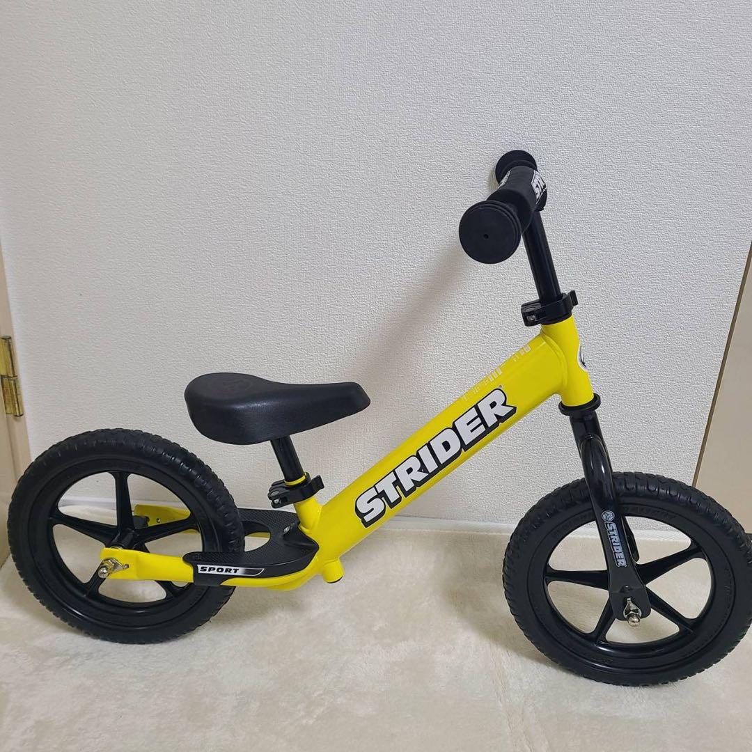 美品【STRIDER】ストライダー スポーツモデル 12インチ イエロー