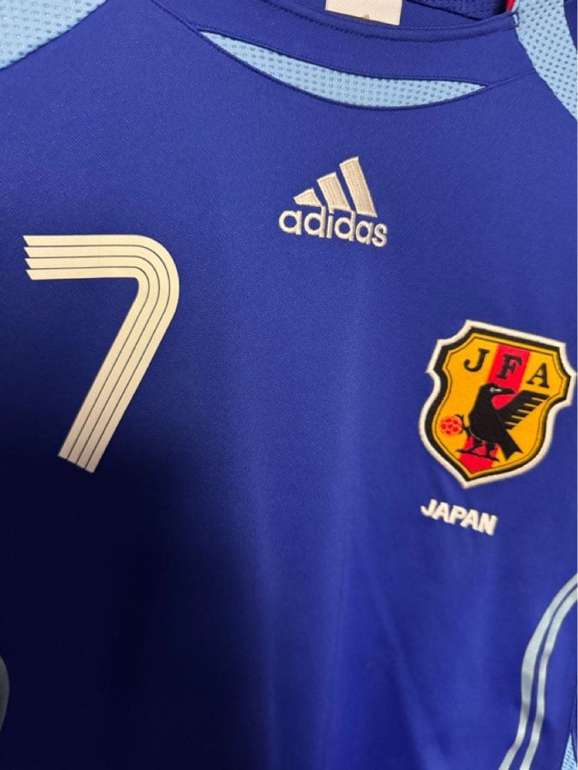 日本代表　ユニフォーム　ドイツW杯　06 中田英寿 アディダス　M/Oサイズ