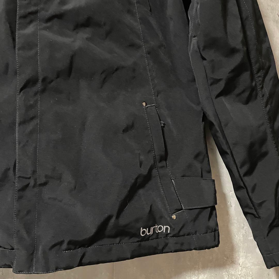 Burtonバートンスキーウェアスノーボードジャケットパーカーフード付黒ブラック