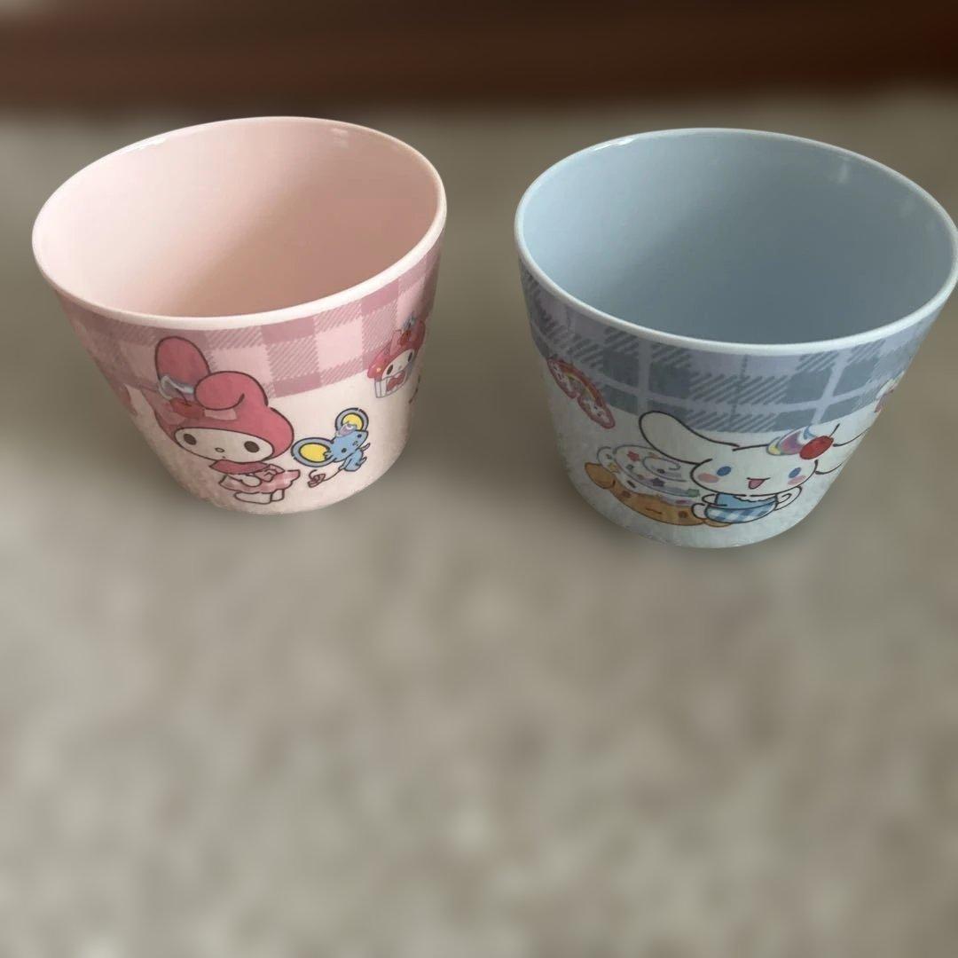 新品　マイメロ　シナモン　ダイソー　のんびりタイム　サンリオ　６点セット　深皿
