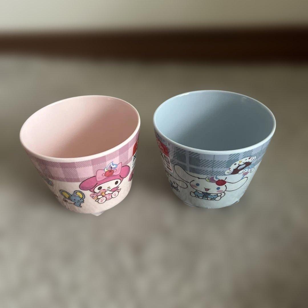 新品　マイメロ　シナモン　ダイソー　のんびりタイム　サンリオ　６点セット　深皿