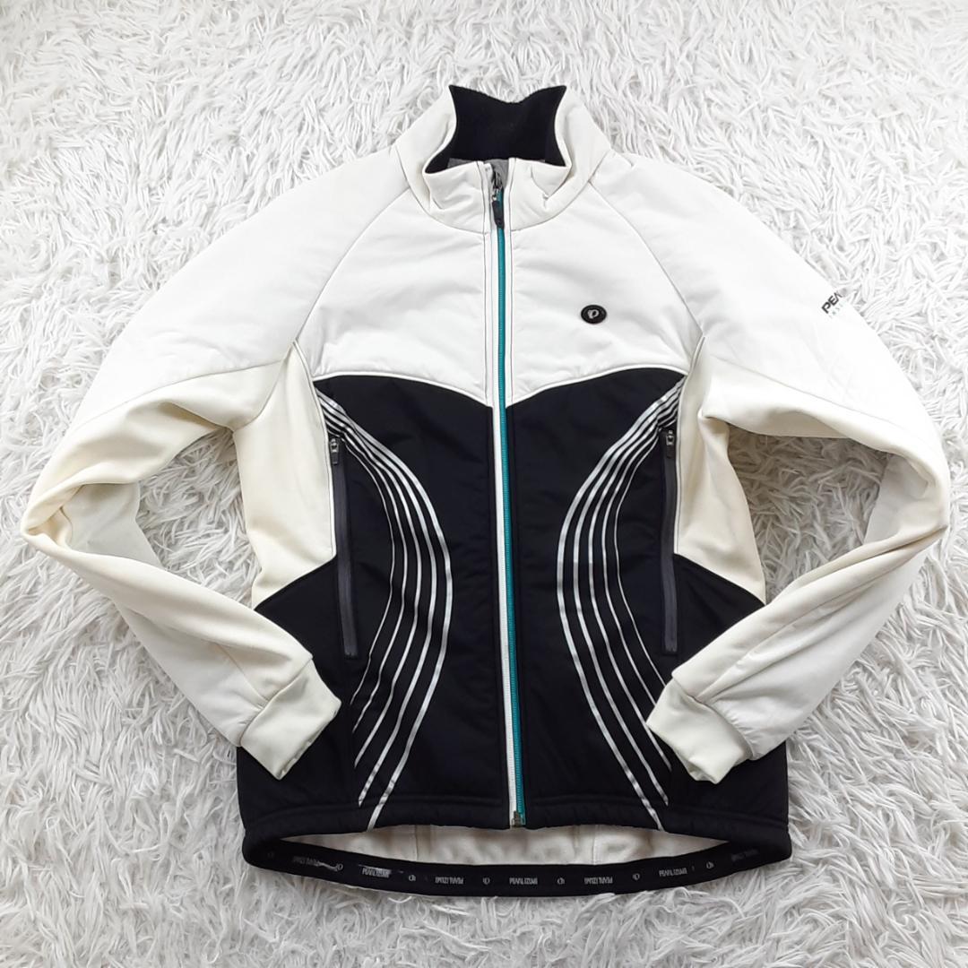 美品◎PEARL IZUMI パールイズミ サイクリングウェア ジャージ 白黒