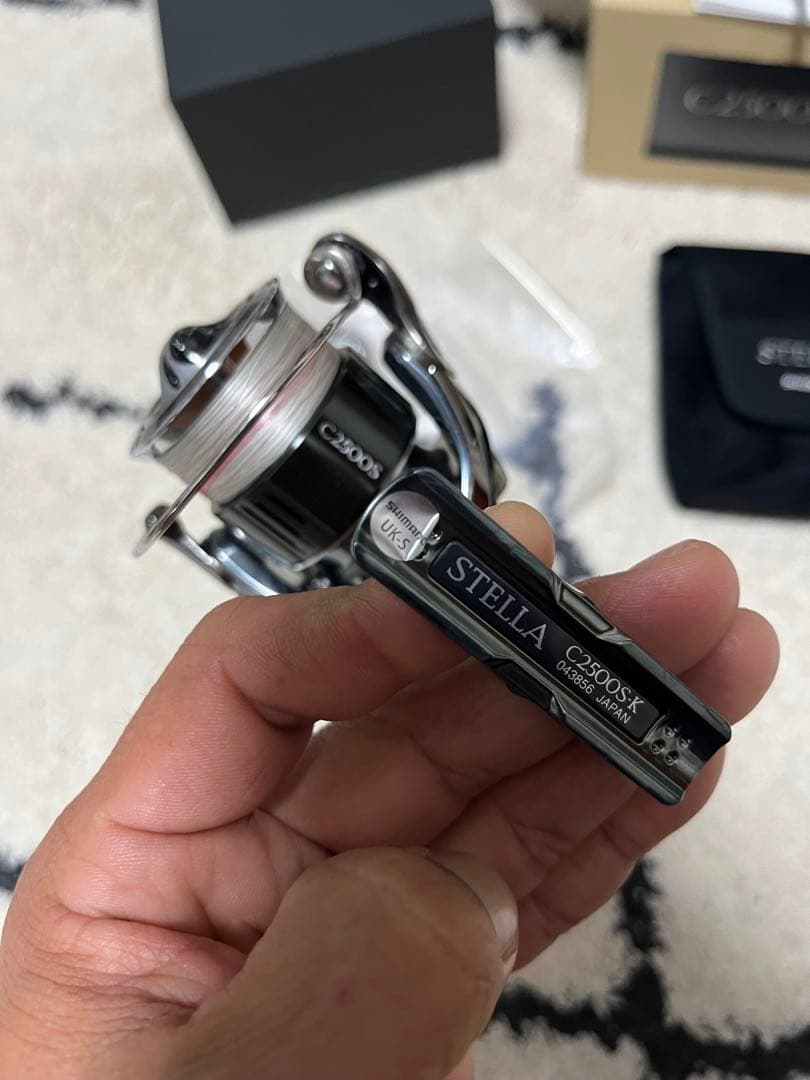 シマノ22ステラC2500S美品SHIMANO STELLA夢屋スタンド付き