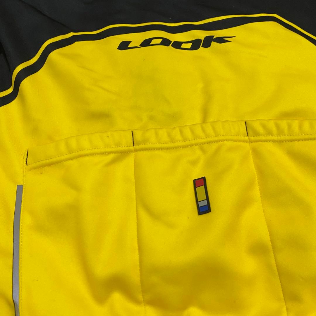 LOOK サイクル　ジャケット　フリース　秋冬　プロチーム　L